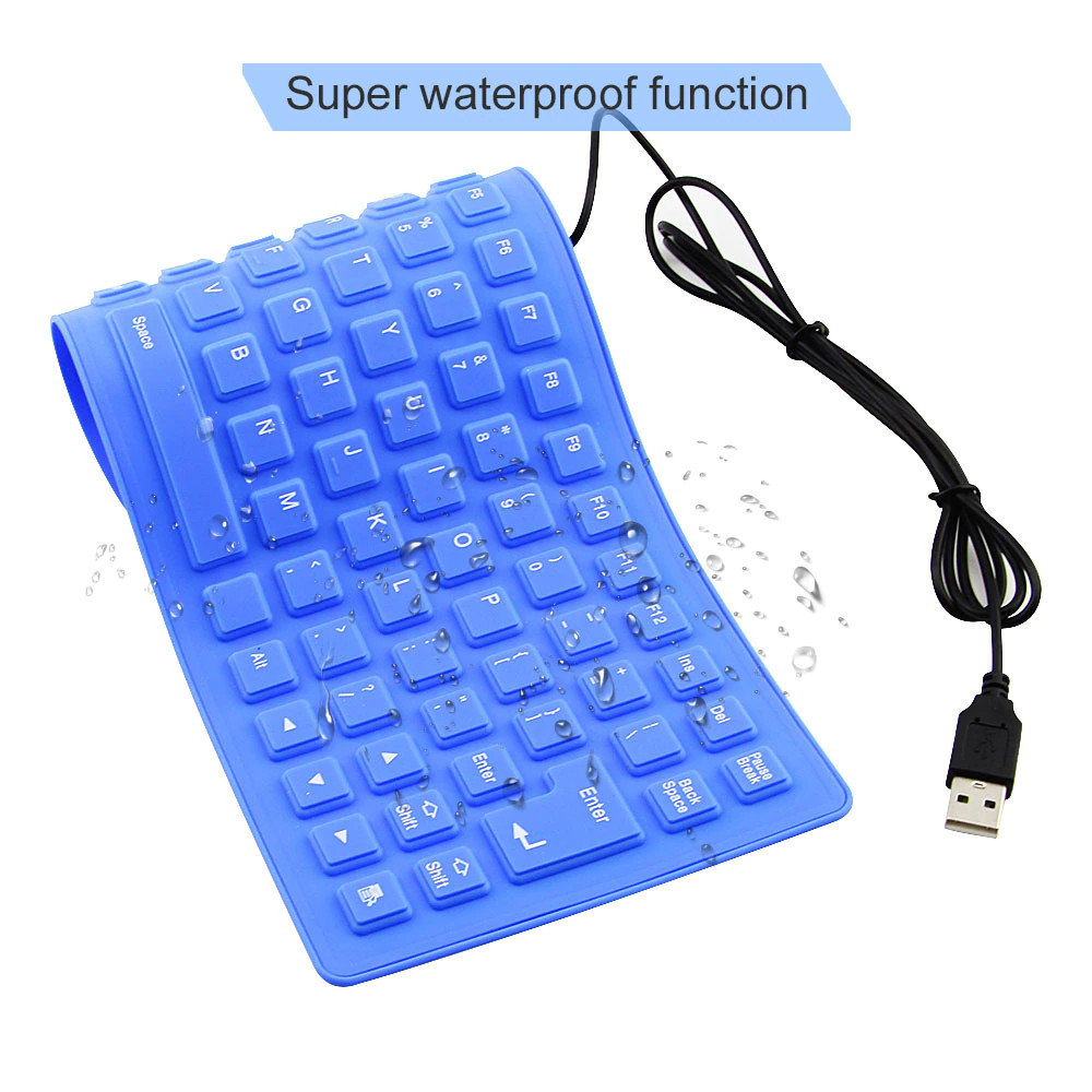 Miniatura 3 de Teclado flexible USB siliconado